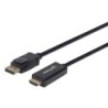 Manhattan 153201 cavo e adattatore video 18 m DisplayPort HDMI Nero