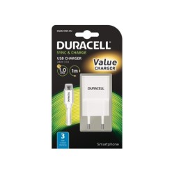 Duracell DMAC12W-EU Caricabatterie per dispositivi mobili Bianco Dur