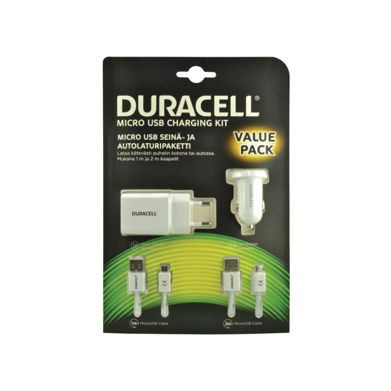 Duracell DRBUN002-FI Caricabatterie per dispositivi mobili Bianco Du