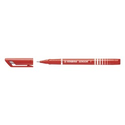 STABILO SENSOR fine penna tecnica Rosso 1 pz STABILO SENSOR fine Pen