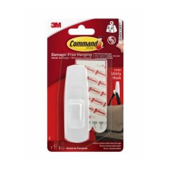 3M Command Adhesive Hook Large White 17003