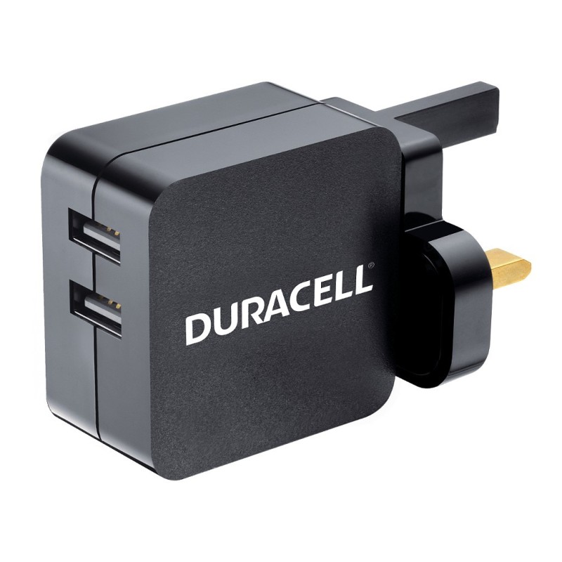 Duracell DRACUSB4-UK Caricabatterie per dispositivi mobili Nero Inter