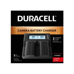 Duracell DRC6103 carica batterie Duracell LED Dual DSLR Battery Char