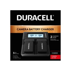 Duracell DRC6105 carica batterie Duracell LED Dual DSLR Battery Char