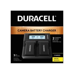 Duracell DRN6112 carica batterie Duracell LED Dual DSLR Battery Char