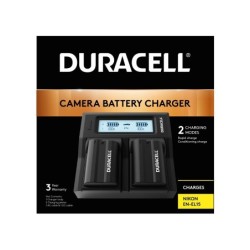 Duracell DRN6113 carica batterie Duracell LED Dual DSLR Battery Char