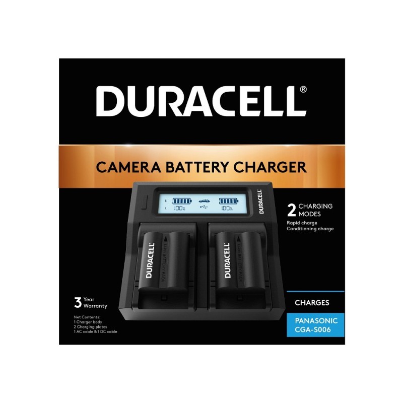 Duracell LED Dual DSLR Battery Charger