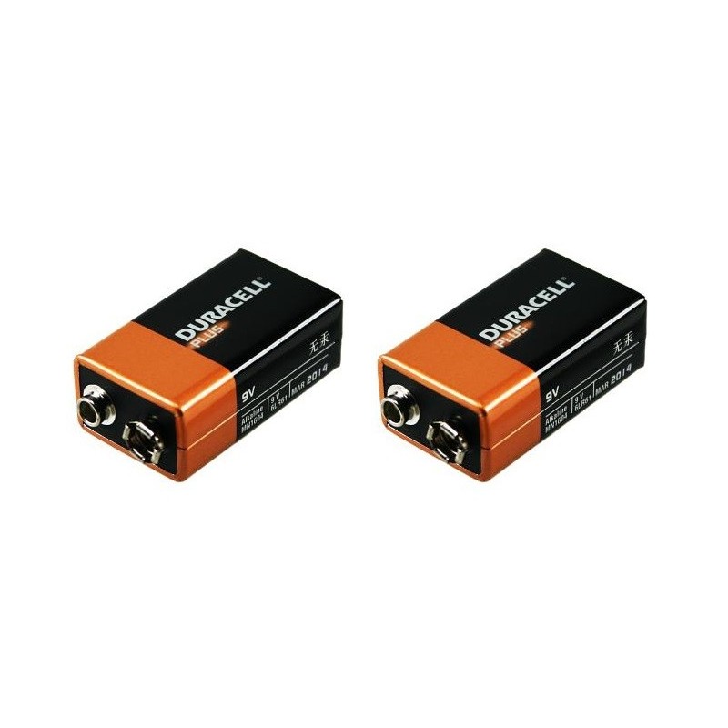 Duracell Plus 9V 2 Pack