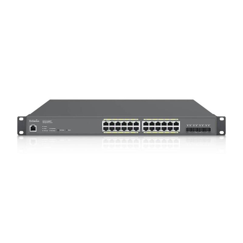 EnGenius Switch full managed Layer2+ 28 Port • 24x 1 GbE • PoE Bu