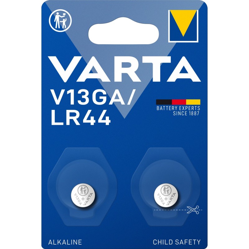 Varta 2x V13GA Batteria monouso LR44 Alcalino