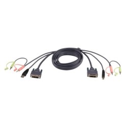 ATEN Cavo KVM USB DVI-D Single Link &ndash; 1,8 m