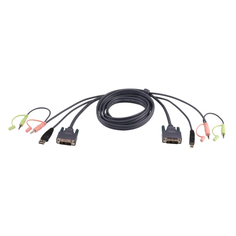 ATEN Cavo KVM USB DVI-D Single Link &ndash; 1,8 m