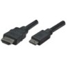 Manhattan 304955 cavo HDMI 1,8 m HDMI tipo A (Standard) HDMI Type C (