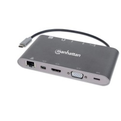 Manhattan 152808 replicatore di porte e docking station per notebook 