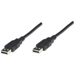 Manhattan 306089 cavo USB 1,8 m USB 2.0 USB A Nero