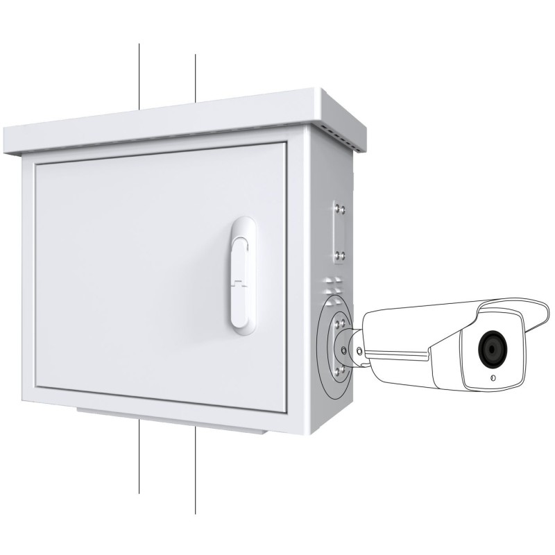 Lanview RCCTV002 rack 0U Bianco (Midi Radius Pole Mounted CCTV - Cabi