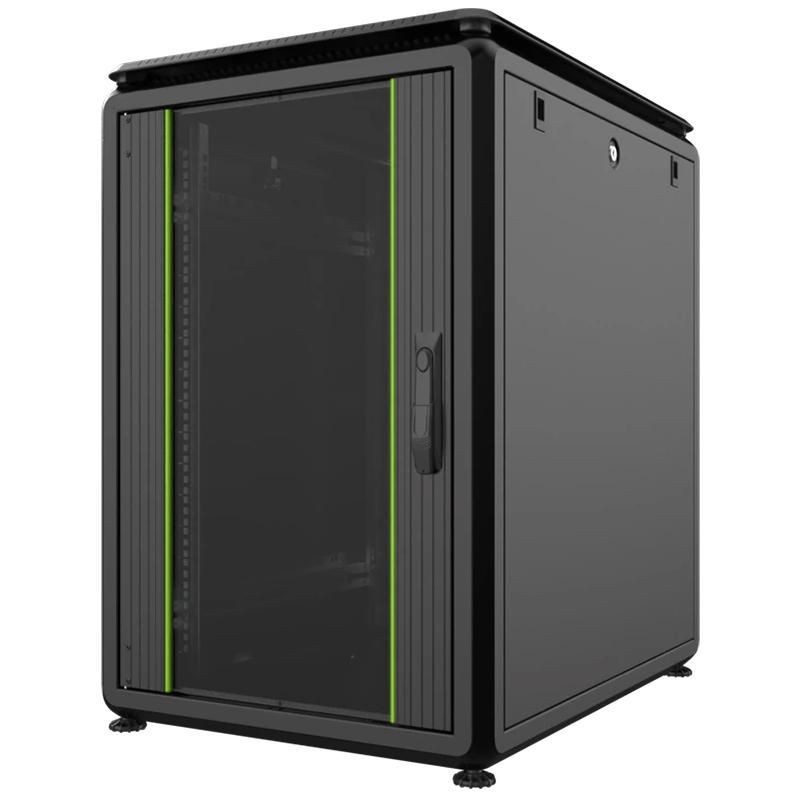 LOGON RDL16U61BL rack 16U Rack indipendenti Nero (19&#039;&#039; 16U Rack Cabin