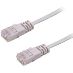 U/UTP CAT6 1M Grey Flat