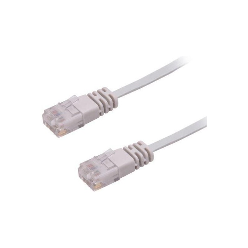 U/UTP CAT6 1M Grey Flat