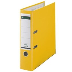 Leitz 180&deg; Plastic Lever Arch File Giallo A4