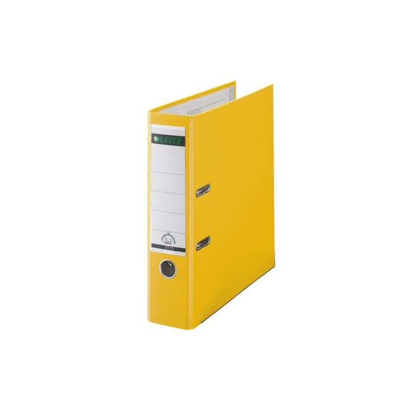 Leitz 180&deg; Plastic Lever Arch File Giallo A4