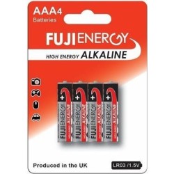 Fujifilm Confezione da 4 batterie alcaline LR03 AAA 1,5 V