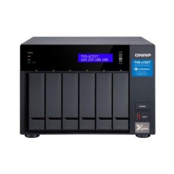 NAS assemblato QNAP Tower TVS-672XT-I3-8G 48TB (6x8TB) con HDD WD Ult