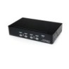 StarTech.com Switch KVM professionale VGA USB a 4 porte con hub