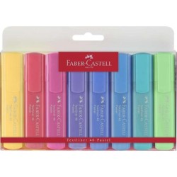 Faber-Castell Textliner 46 Pastel Confezione da 8 pennarelli fluoresc