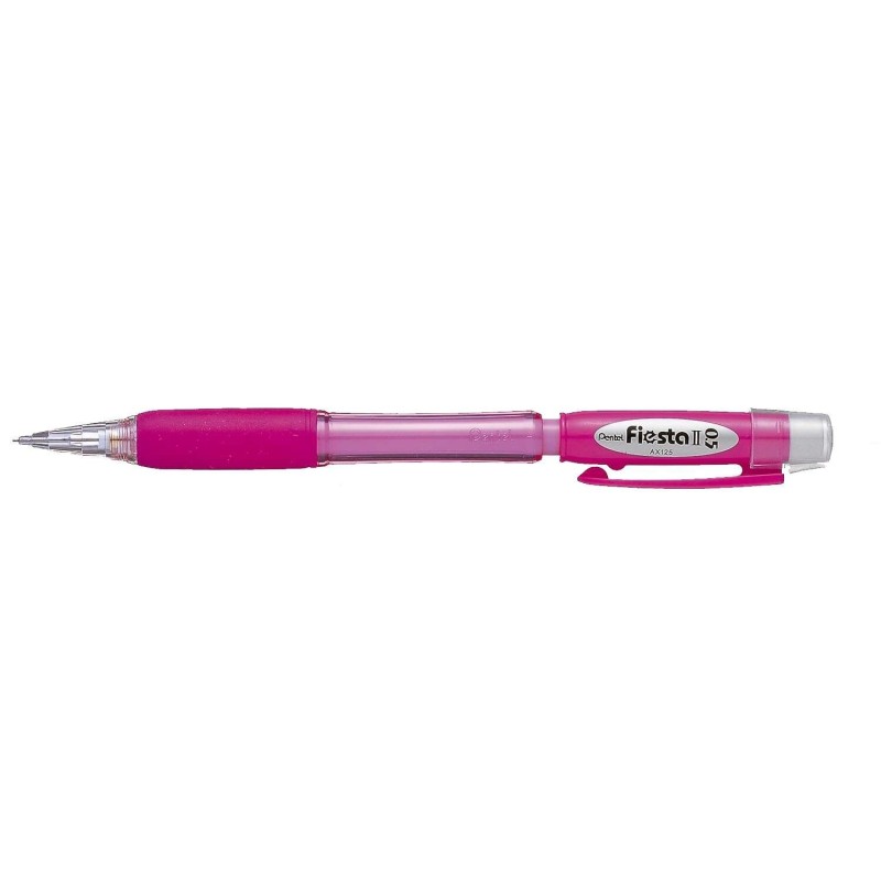 Pentel Fiesta II Portaminas HB 0.5mm con Goma - Incluye 2 Recargas - 