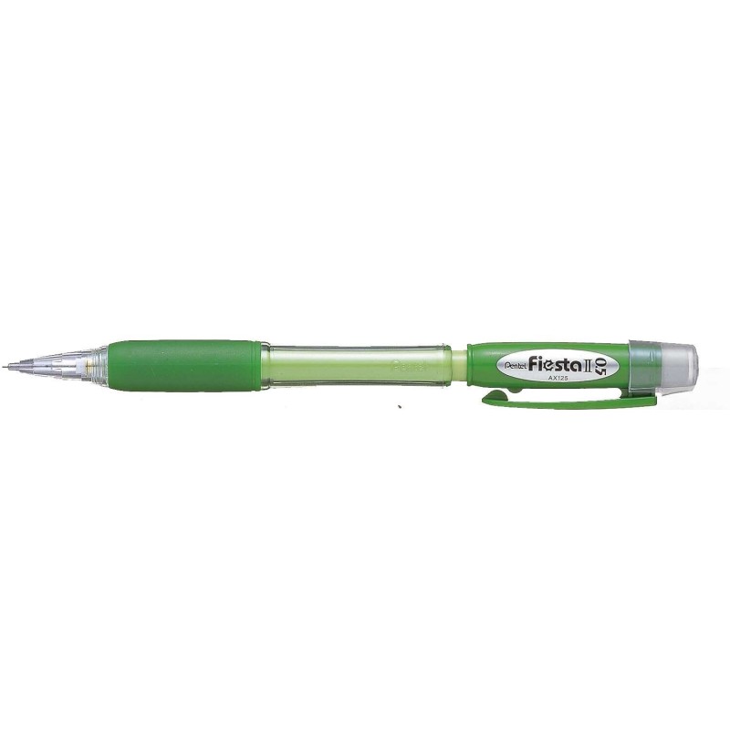 Pentel Fiesta II Portaminas HB 0.5mm con Goma - Incluye 2 Recargas - 