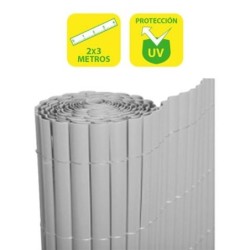 SunGarden Ca&ntilde;izo Plastico Doble Cara 2x3m - Color Gris Claro