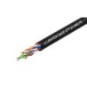 Cat5e U-UTP Network Cable - 4x2xAWG24 Black PE 305m - Warranty: 300M