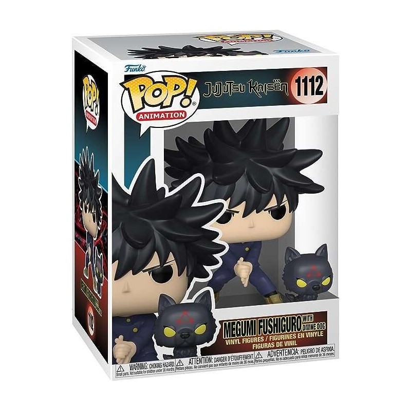 Funko Pop Animation Jujutsu Megumi Fushiguro con bastone - Figura in 