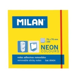 MILANO BLOC di 100 banconote adesivo - rimovibile - 76 mm x 76 mm - c