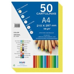 Cartoncino colorato Dohe 180 G/M2 - Formato A4 - PH neutro - Privo di