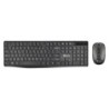 Kit tastiera e mouse wireless multidispositivo NGS - Nero