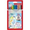 Set di Pennarelli Stabilo Pen 68 Brush 12 Pezzi Multicolore