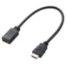 Ewent EC1338 cavo HDMI 0,15 m HDMI tipo A (Standard) Nero