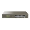 SWITCH TENDA TEG1116P-16-150W 16P GIGABIT 10/100/1000 POE Budget PoE