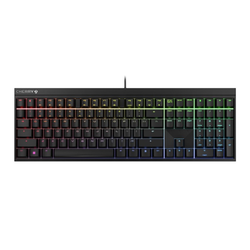 MX 20S RGB - Tastiera meccanica - Con cavo - MX Rossa - QWERTY - Nera