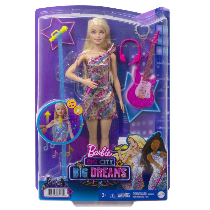 Mattel Barbie Big City Dreams Malibu con musica GYJ23