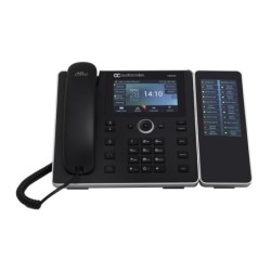 Audiocodes SfB 450HD IP-Phone PoE GbE Black 2 Ethernet 10/100/1000 po