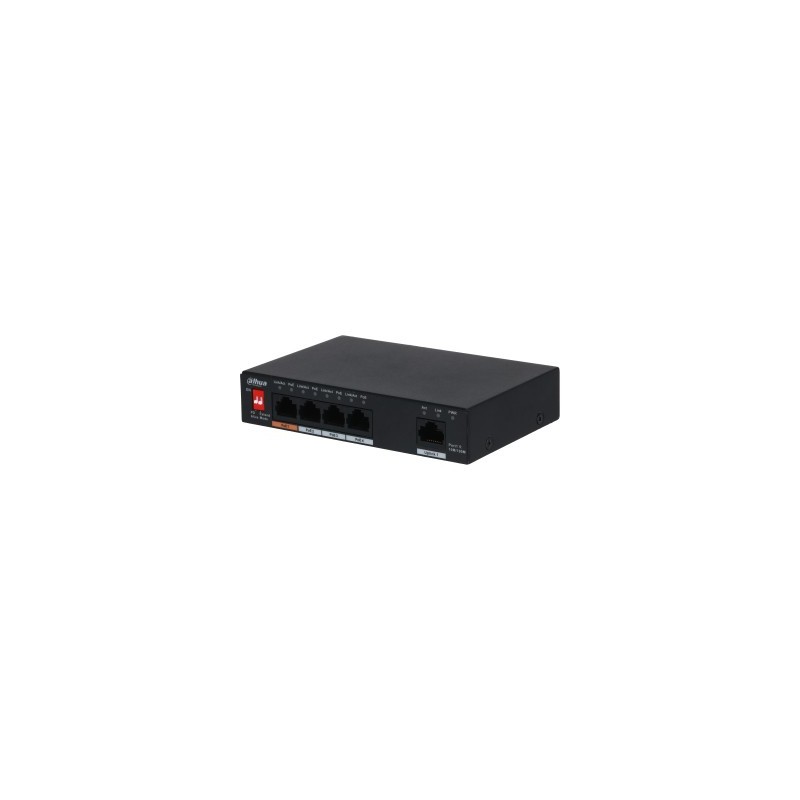 Dahua - PFS3005-4ET-60-V2 - Switch unmanaged 5 porte 4 PoE 60W