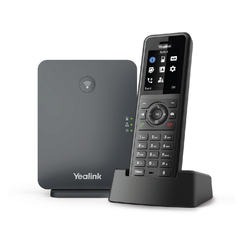 Yealink W77P Ledningsfri Telefono VoIP Ordina Klassisk grÃ¥