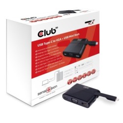 Adattatore Club 3D SenseVision USB 30 C VGA USB 30 A USB C