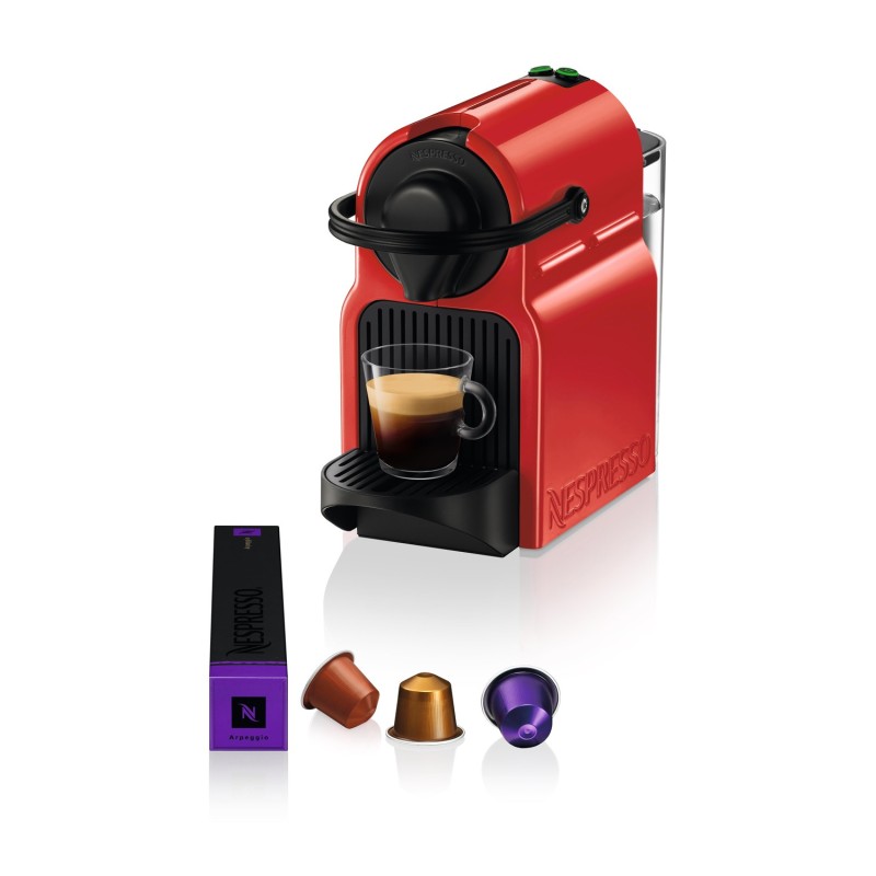 Macchina da caffè Krups Nespresso Inissia XN1005F rossa