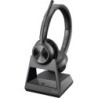 POLY Savi 7320-M Auricolare Wireless A Padiglione Ufficio Nero SAVI