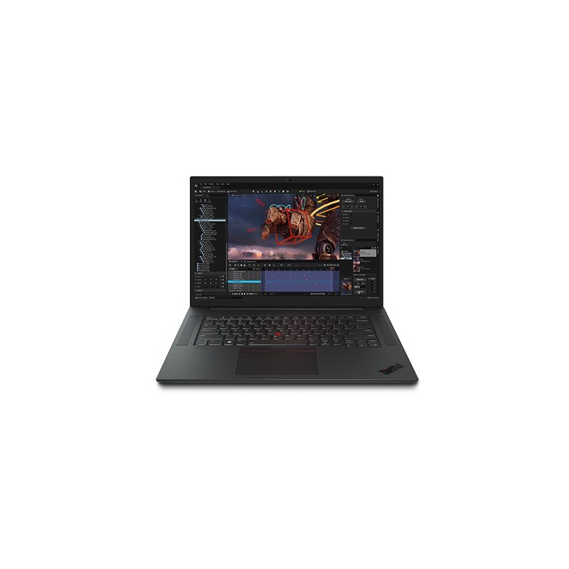 Lenovo ThinkPad P1 Gen 6 21FV - Design della cerniera a 180 gradi - I