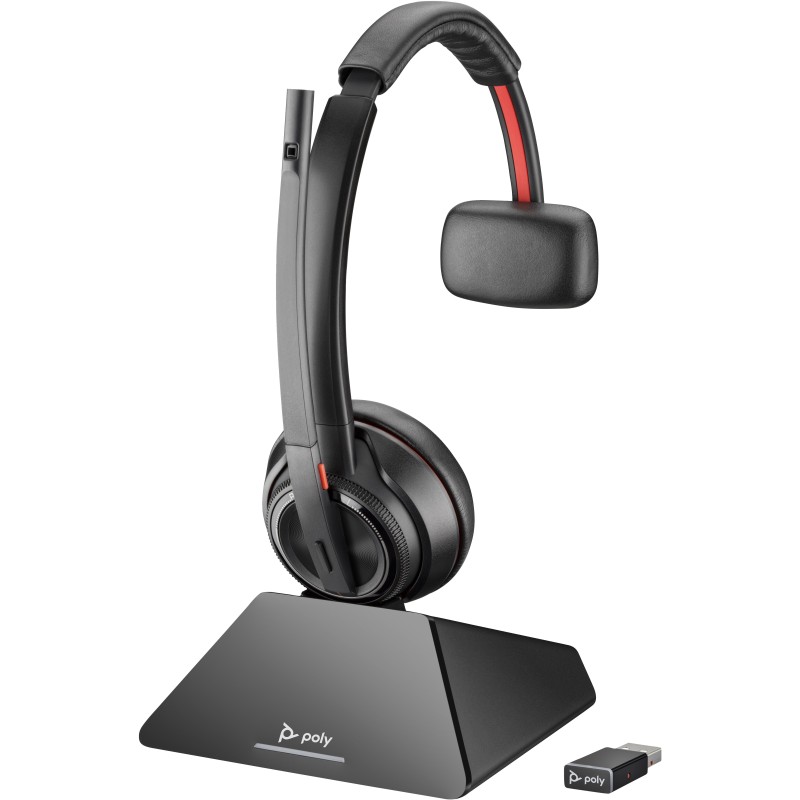 POLY Savi 8210 Auricolare Wireless A Padiglione Ufficio Bluetooth Ner